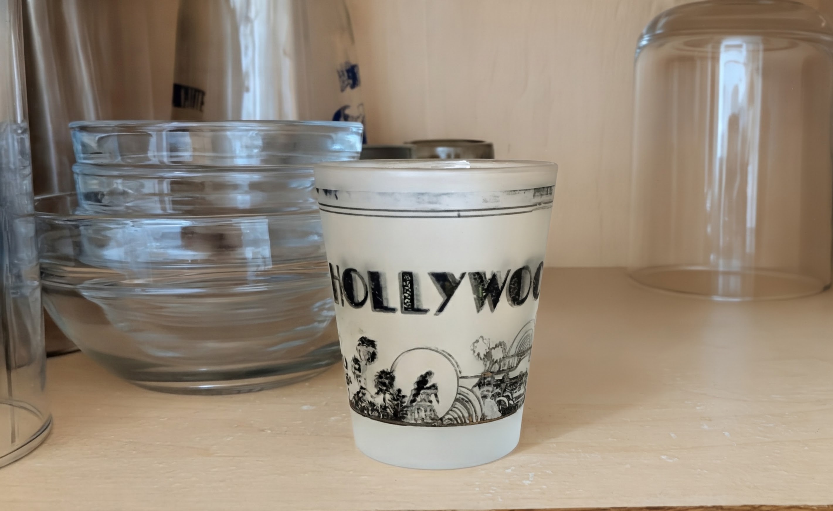 Hollywood shot glass finding resilience